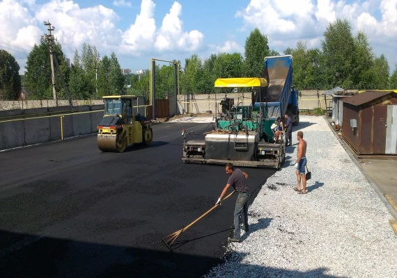 Устройство автодорог в Коренево и Люберецком районе